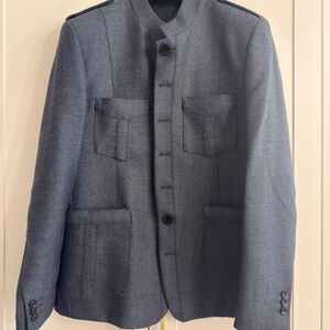 Van Heusen Gray Military Field Jacket